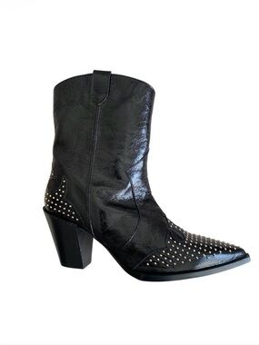 RAS Western Ankle studded  Booties size 40 US size 9